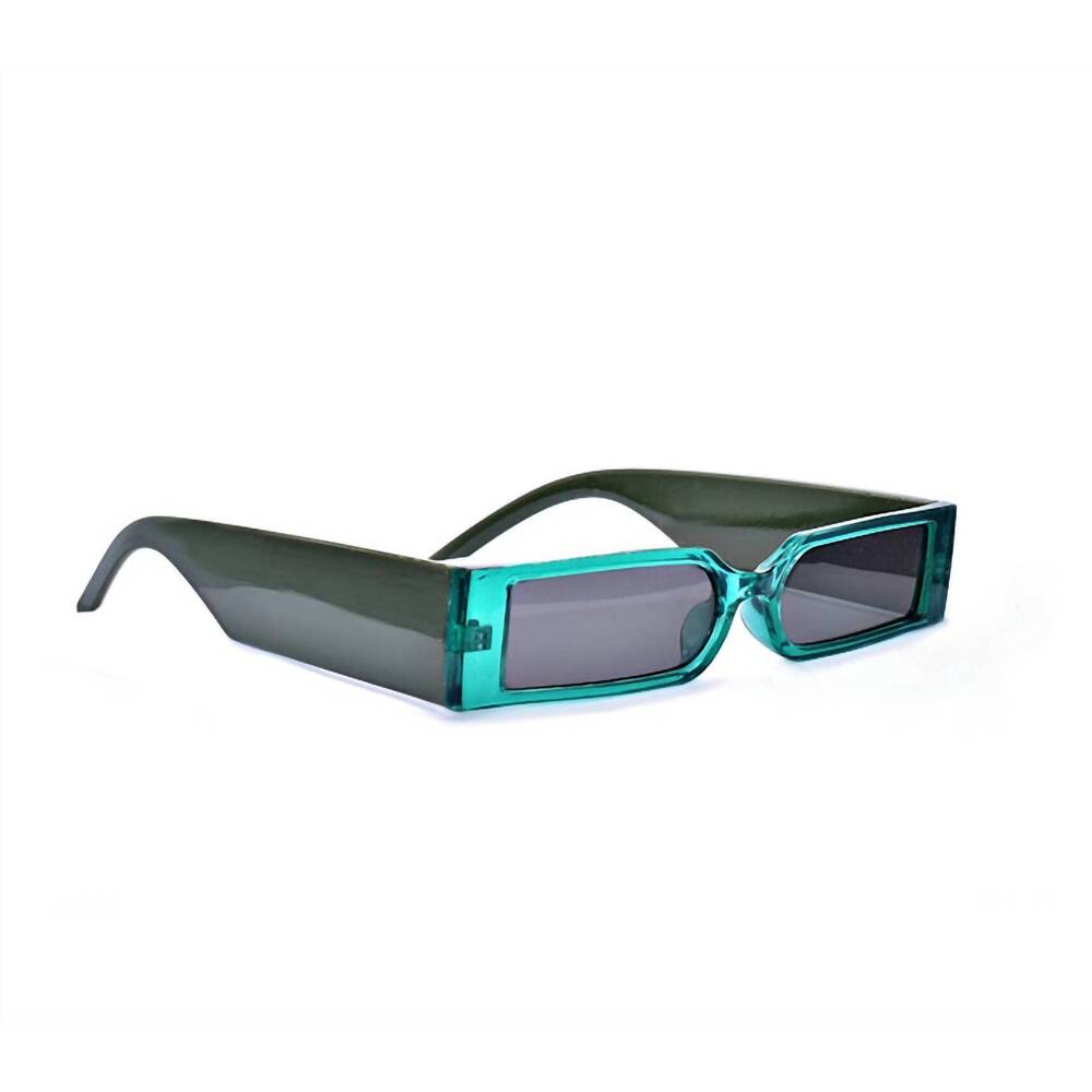 NEW ARSN THE LABEL for your eyes only sunglasses in electric green
